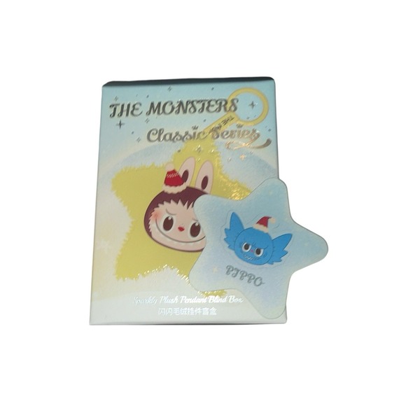 Popmart Authentic The Monsters Classic Series Sparkly‎ Plush Pendant PIPPO - US - Picture 2 of 6